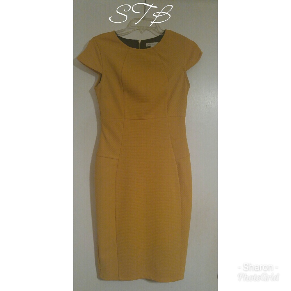 Cato mustard colored dress !
